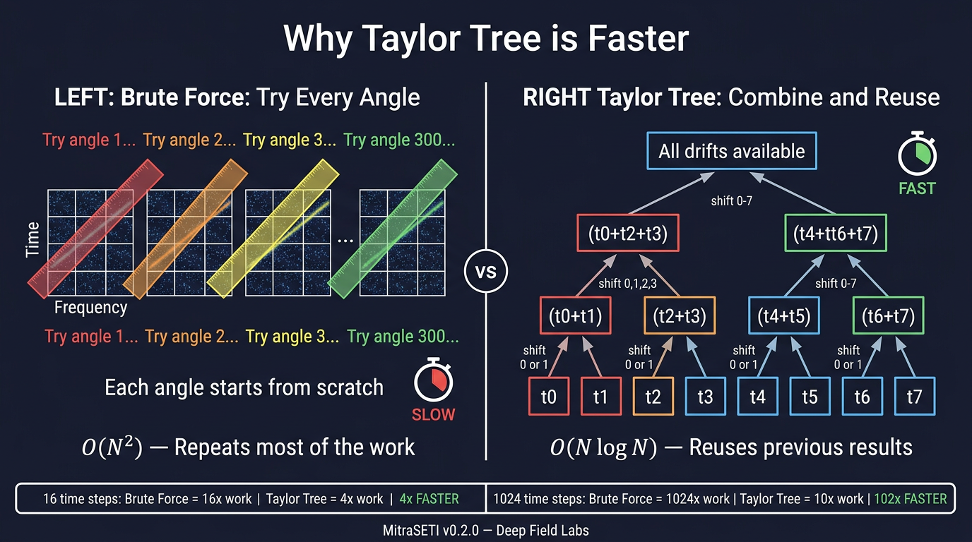 Taylor Tree vs Brute Force